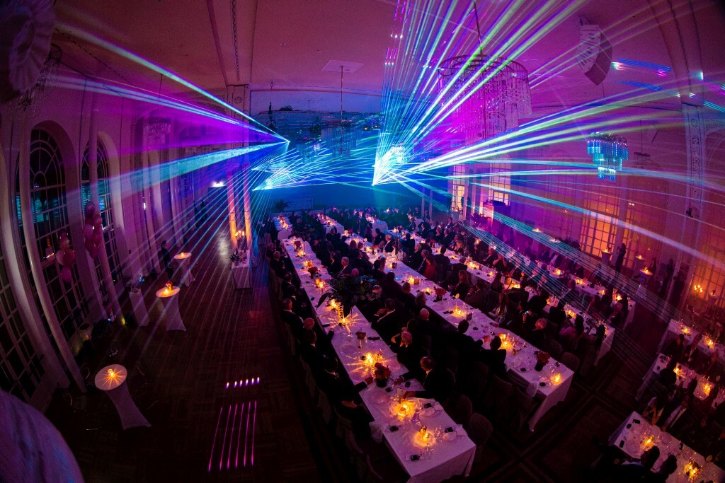 Lasershow zur Firmenfeier in Köln